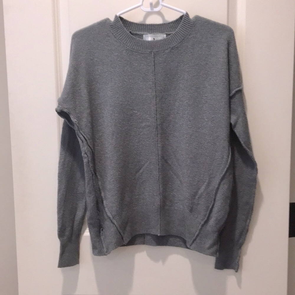 Ruby Moon womens Oversized crew Neck Sweater w/ exposed seams Size XS